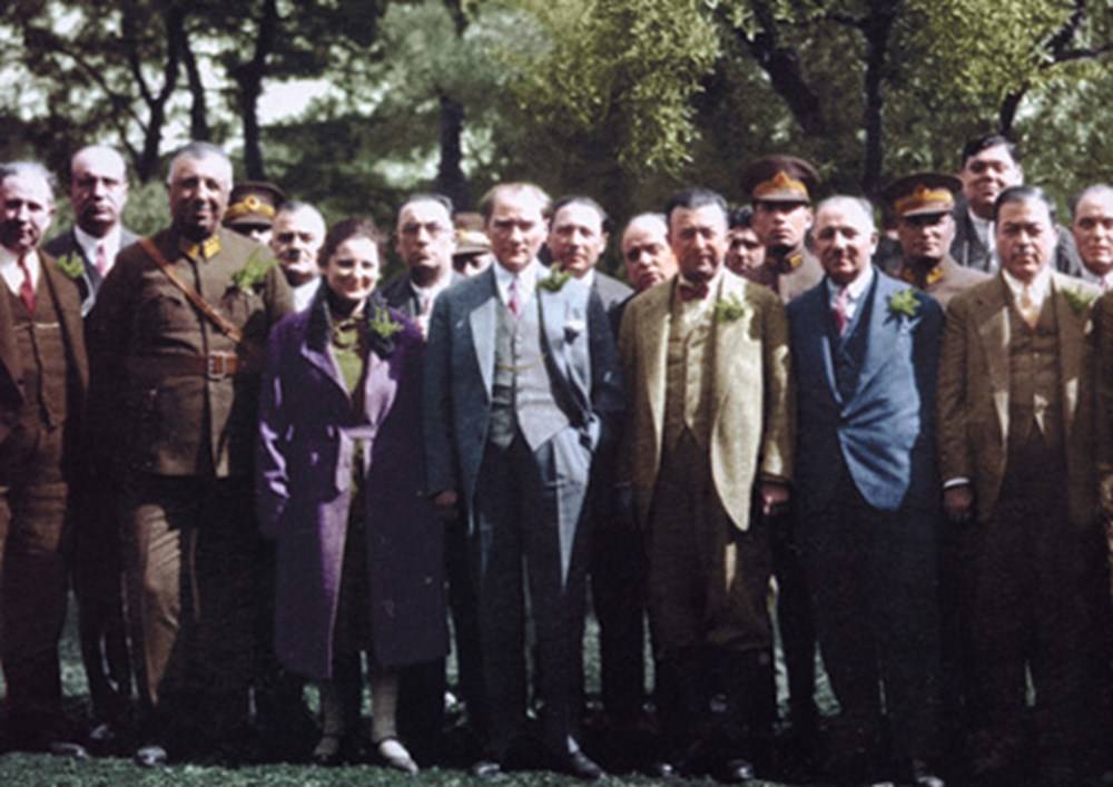 Atatürk'ün renklendirilmiş fotoğrafları14