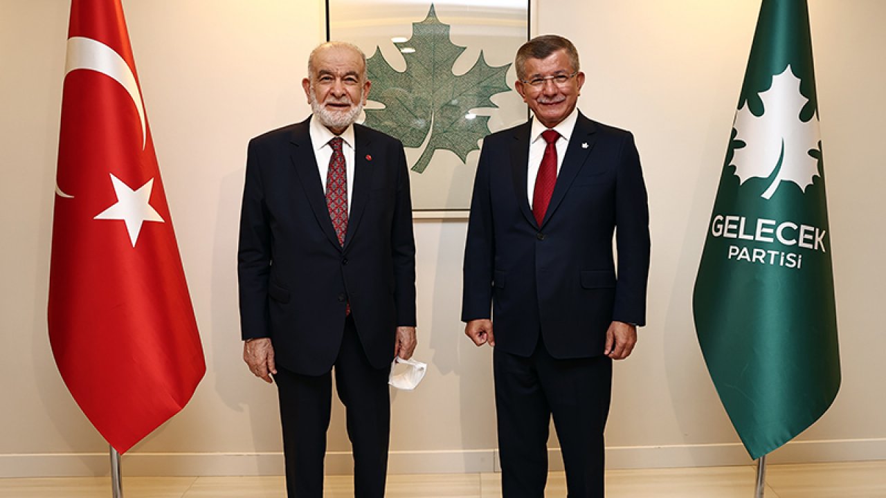 Karamollaoğlu, Davutoğlu'nu ziyaret etti