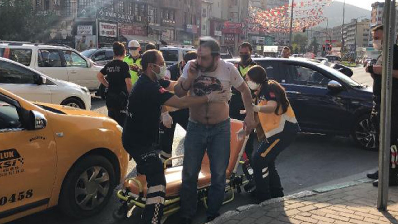 Taksici aracına almadığı kişiler tarafından bıçaklandı