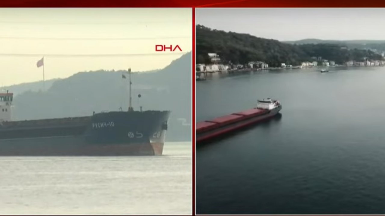 İstanbul Boğazı'nda 2 kuruyük gemisi çarpıştı