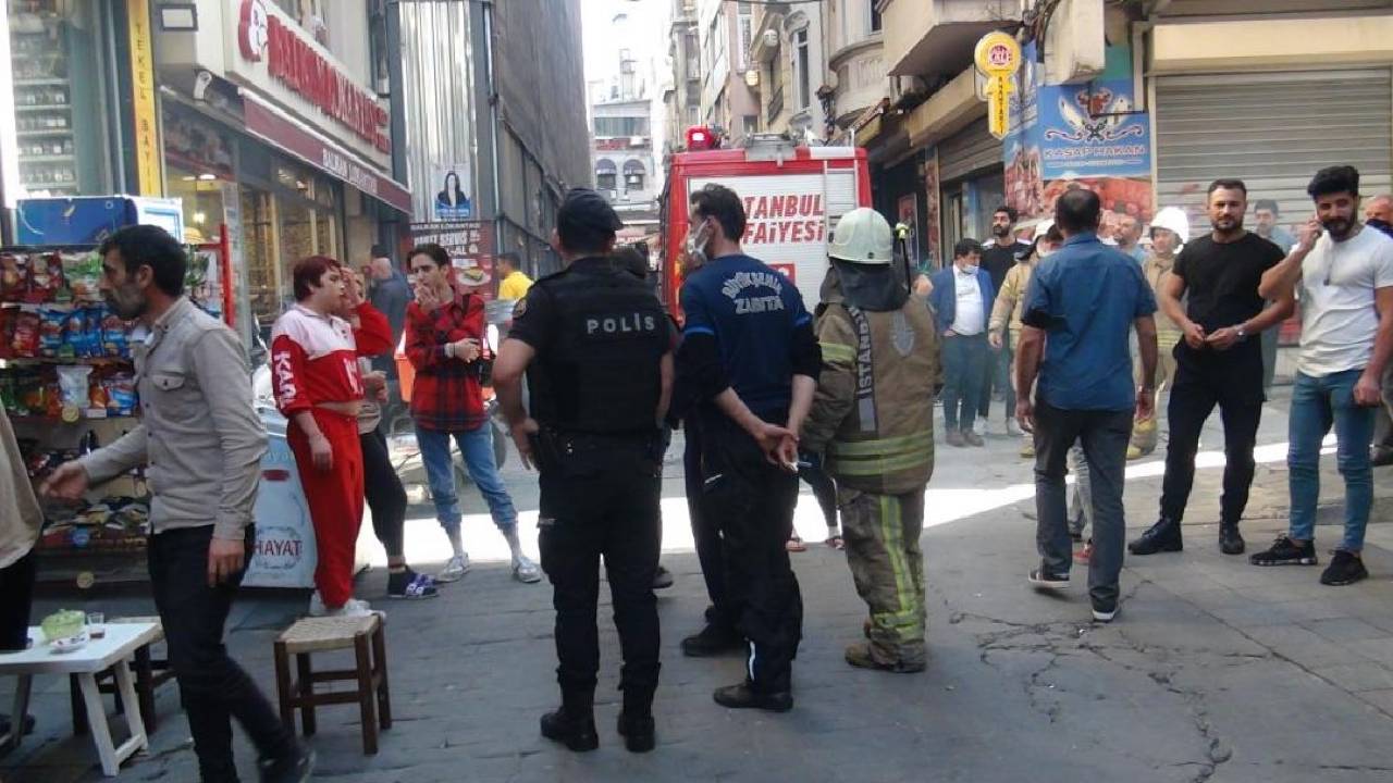 Beyoğlu'nda yangın