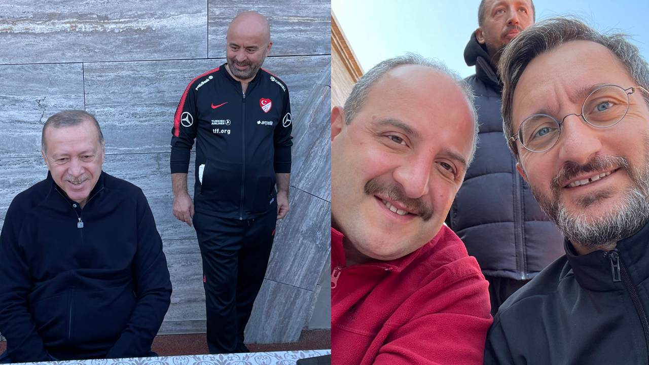 Erdoğan ile sabah sporu