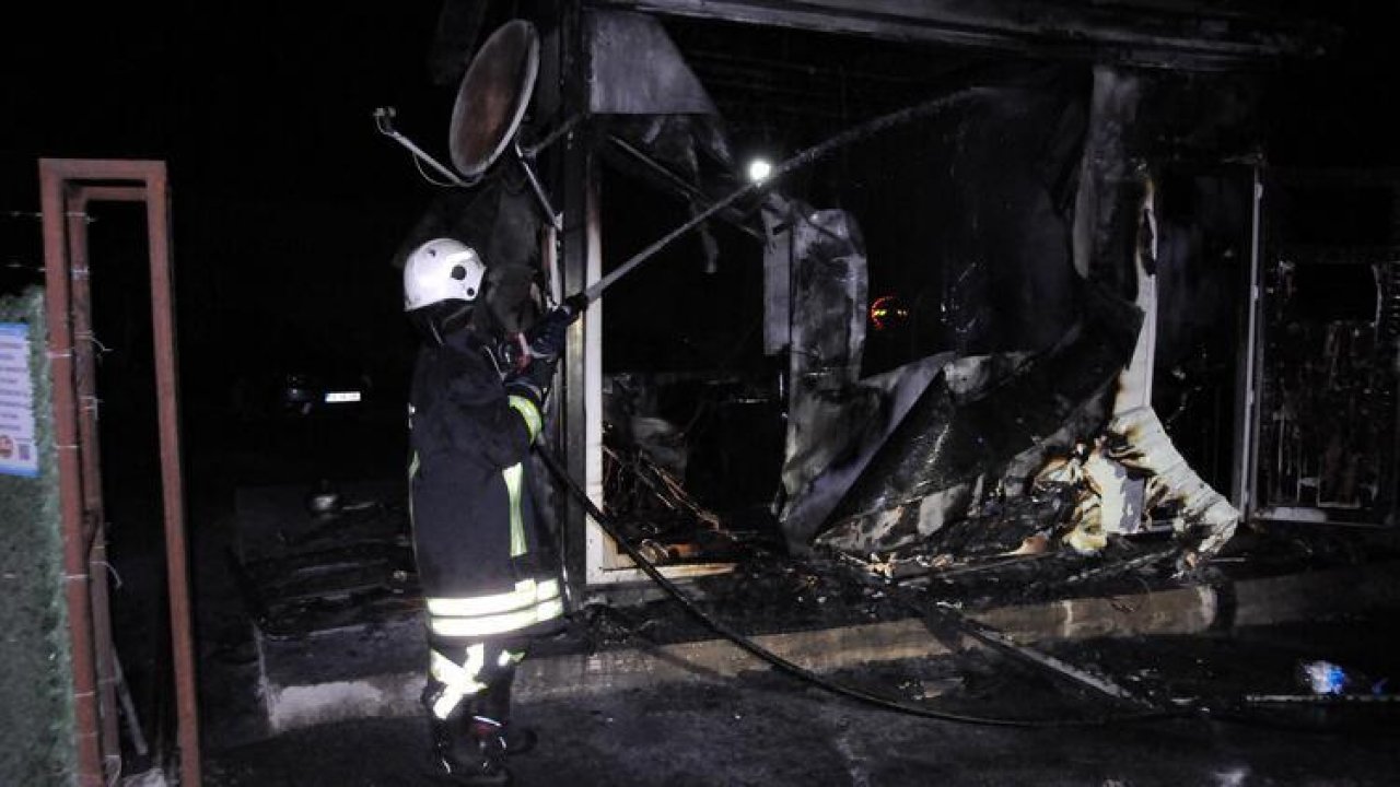 İşten çıkarılan kepçe operatörü iş makinesini yaktı