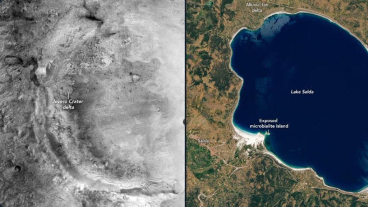 NASA'dan Salda Gölü paylaşımı