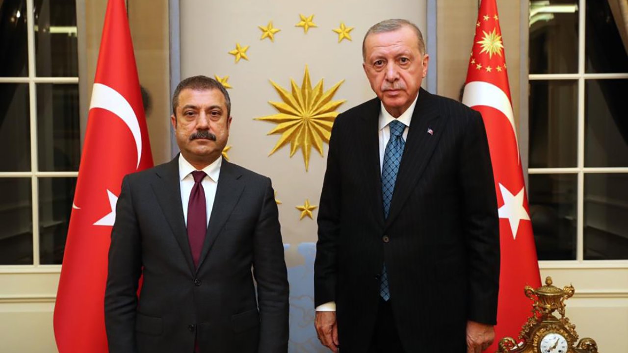 Erdoğan Merkez Bankası Başkanı Kavcıoğlu'nu kabul etti
