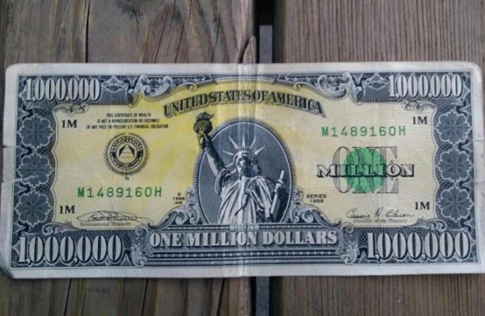 ‘Amerikan rüyası’nın sembolü 1 milyon dolarlık banknot, Uşak’ta ele geçirildi