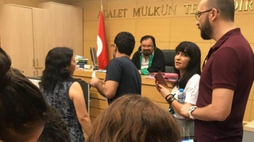 Etek boyu ölçen hakim Mehmet Yoylu hakkında karar