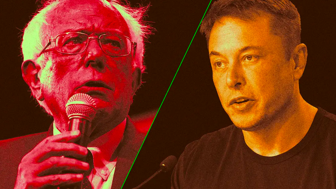 Elon Musk, zenginlerin adil biçimde vergi vermesini talep eden Bernie Sanders'la alay etti