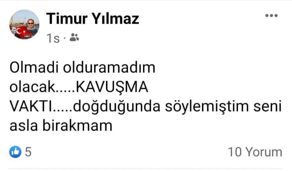 Oğlunun intiharının ardından 'kavuşma vakti' paylaşımı yapan babaya ulaşılamıyor