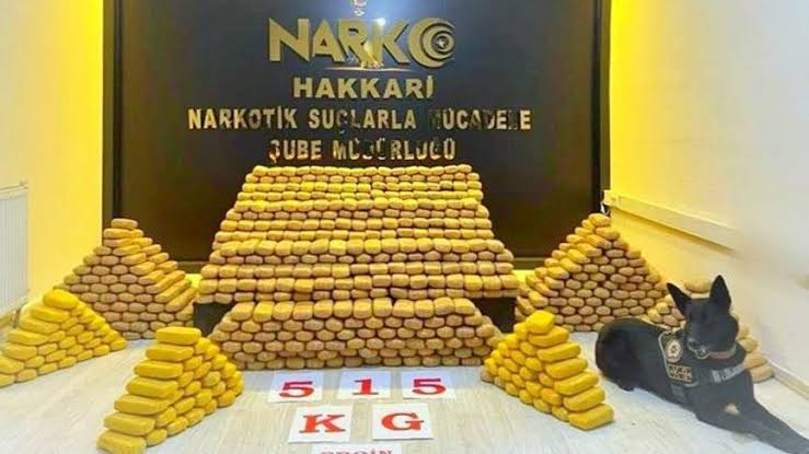 İçişleri Bakanı Soylu: Hakkari'de 515 kilogram eroin yakalandı