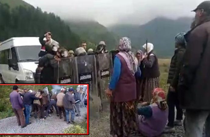 Jandarmadan köylülere biber gazlı müdahale: Yaylamızı elimizden almaya çalışıyorlar