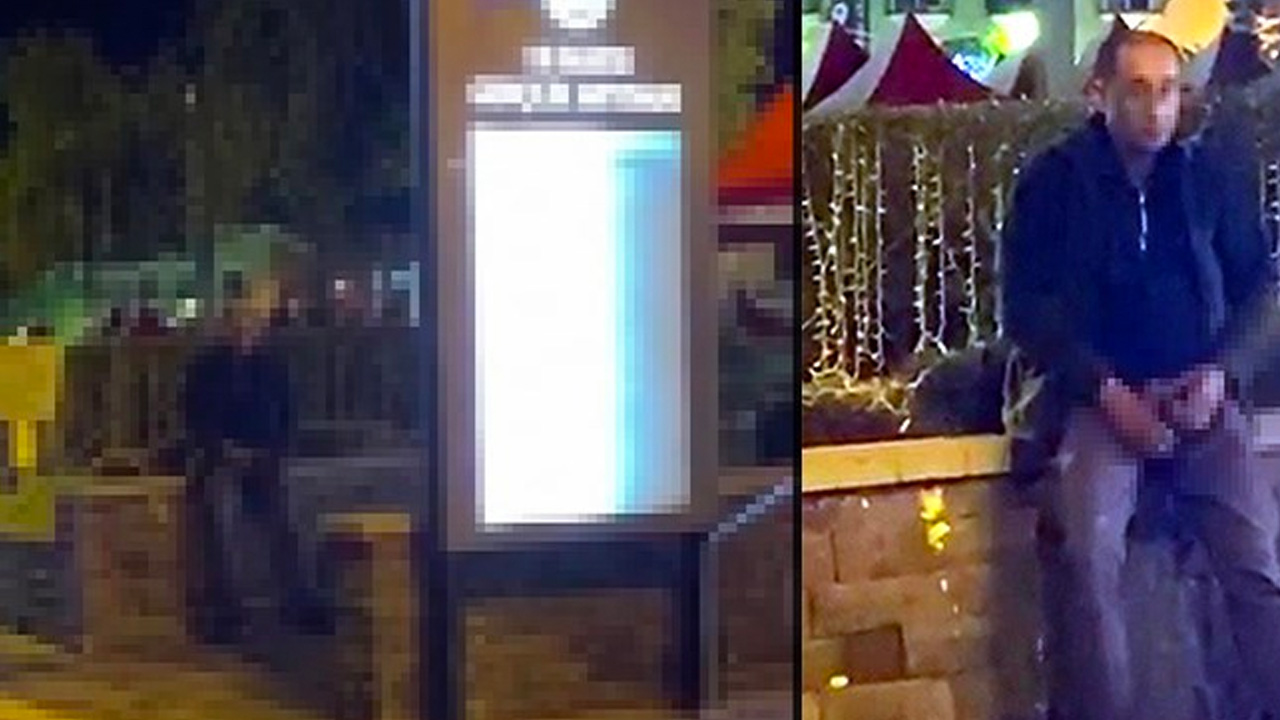 Meydanda kadınlara bakarak mastürbasyon yaptı