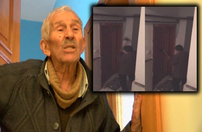 Kiracısının kapısını baltayla kırmıştı: Yine saldıracağım