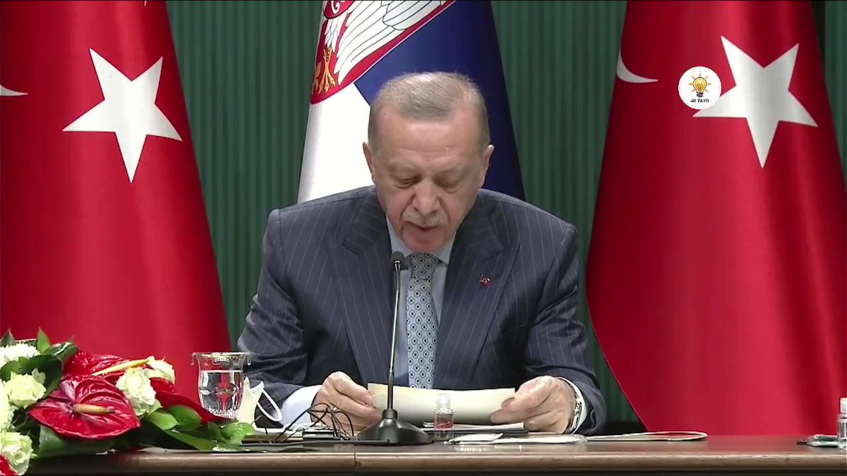 Cumhurbaşkanı Erdoğan: Sırbistan ile ticaret hacminde hedefimiz 5 milyar doları yakalamak