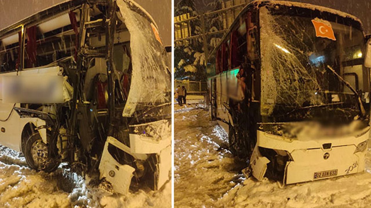 Amasya'da yolcu otobüsü kaza yaptı: 30 yaralı