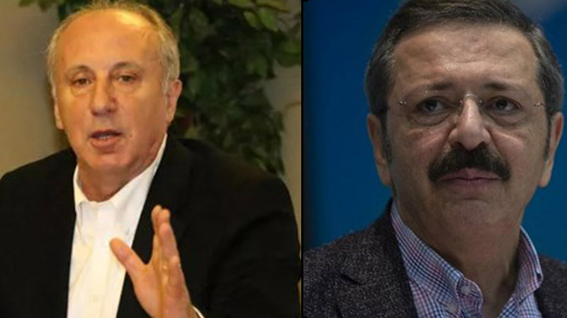 Muharrem İnce: Muhalefet, TOBB Başkanı Hisarcıklıoğlu'na cumhurbaşkanlığı adaylığı teklifi götürdü