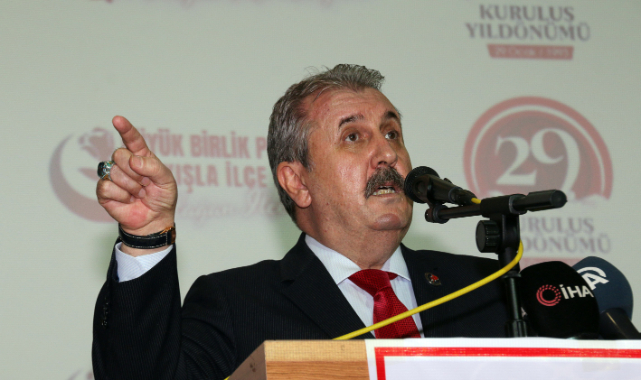 BBP Genel Başkanı Destici'den Derya Büyükuncu'ya tepki:
