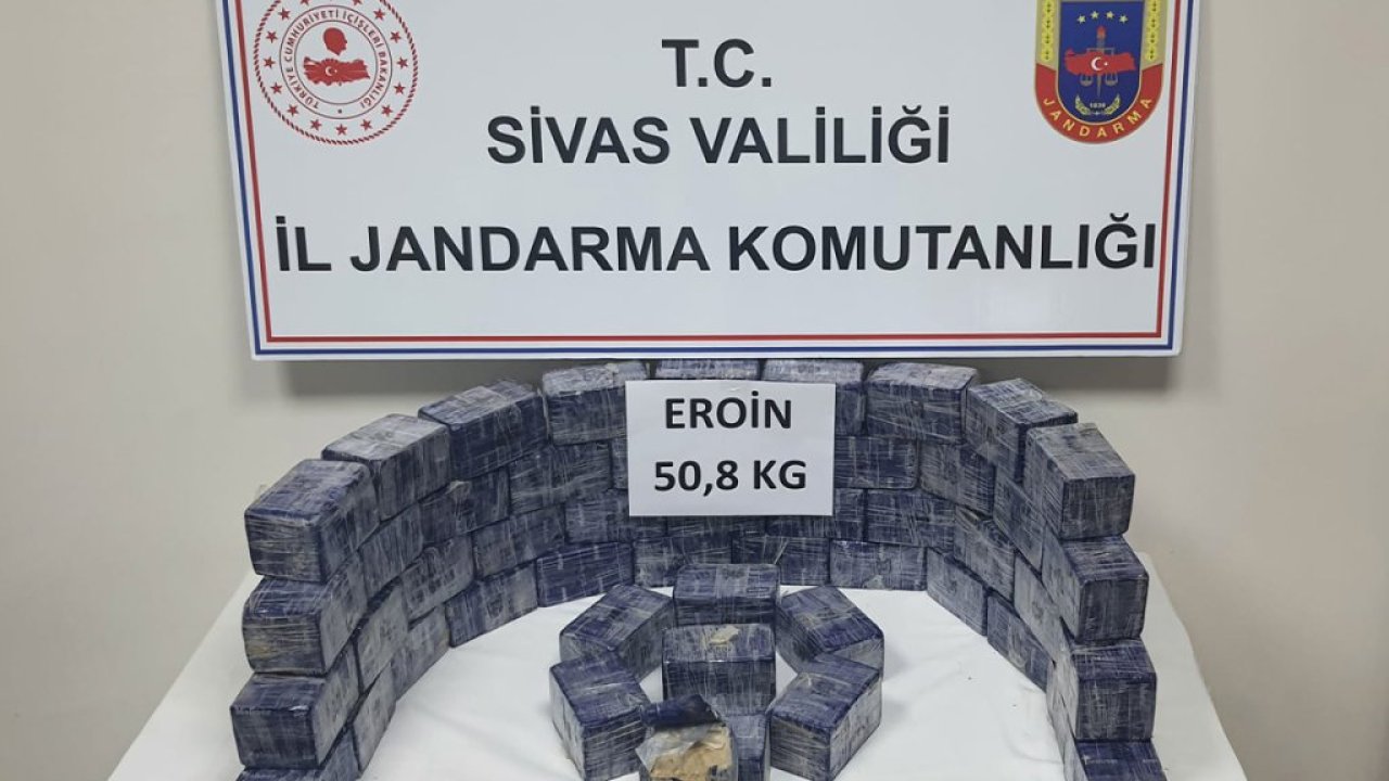 Yolcu otobüsünde 50 kilogram eroin ele geçirildi