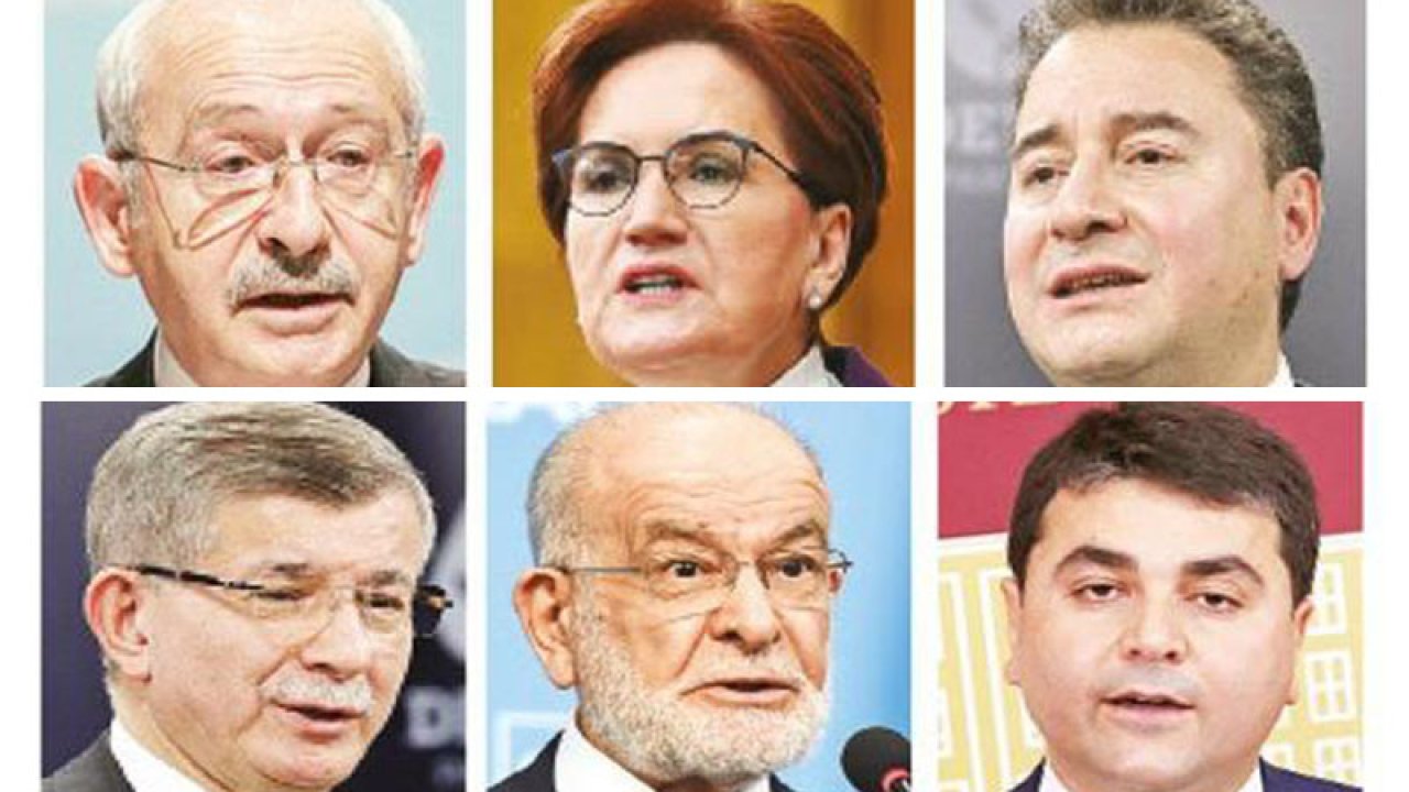 6 parti lideri ilk kez bir araya geliyor