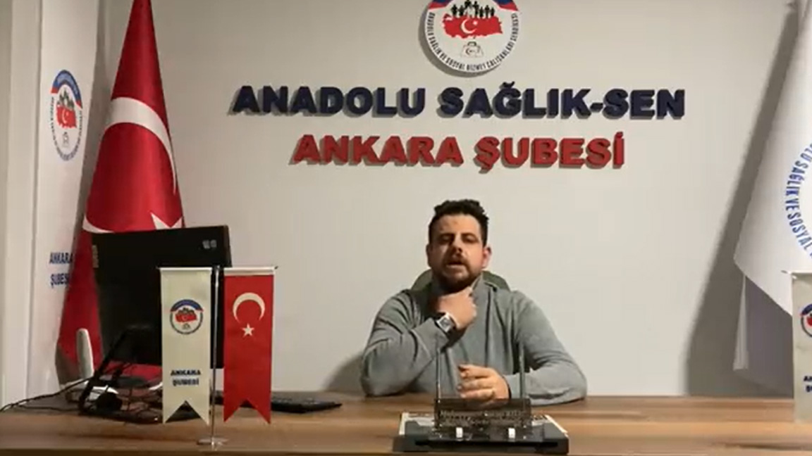 Anadolu Sağlık-Sen Ankara Şube Başkanı'ndan Sağlık Bakanlığı'na: Hekim dışı olarak adlandırılan sağlık persone