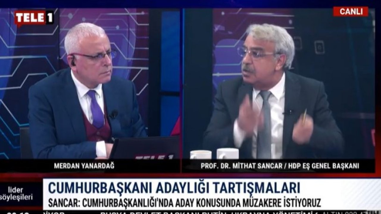 HDP Eş Genel Başkanı Sancar: Milletvekili seçimlerine ayrı girilebilir ama Cumhurbaşkanlığı seçimlerinde ortak