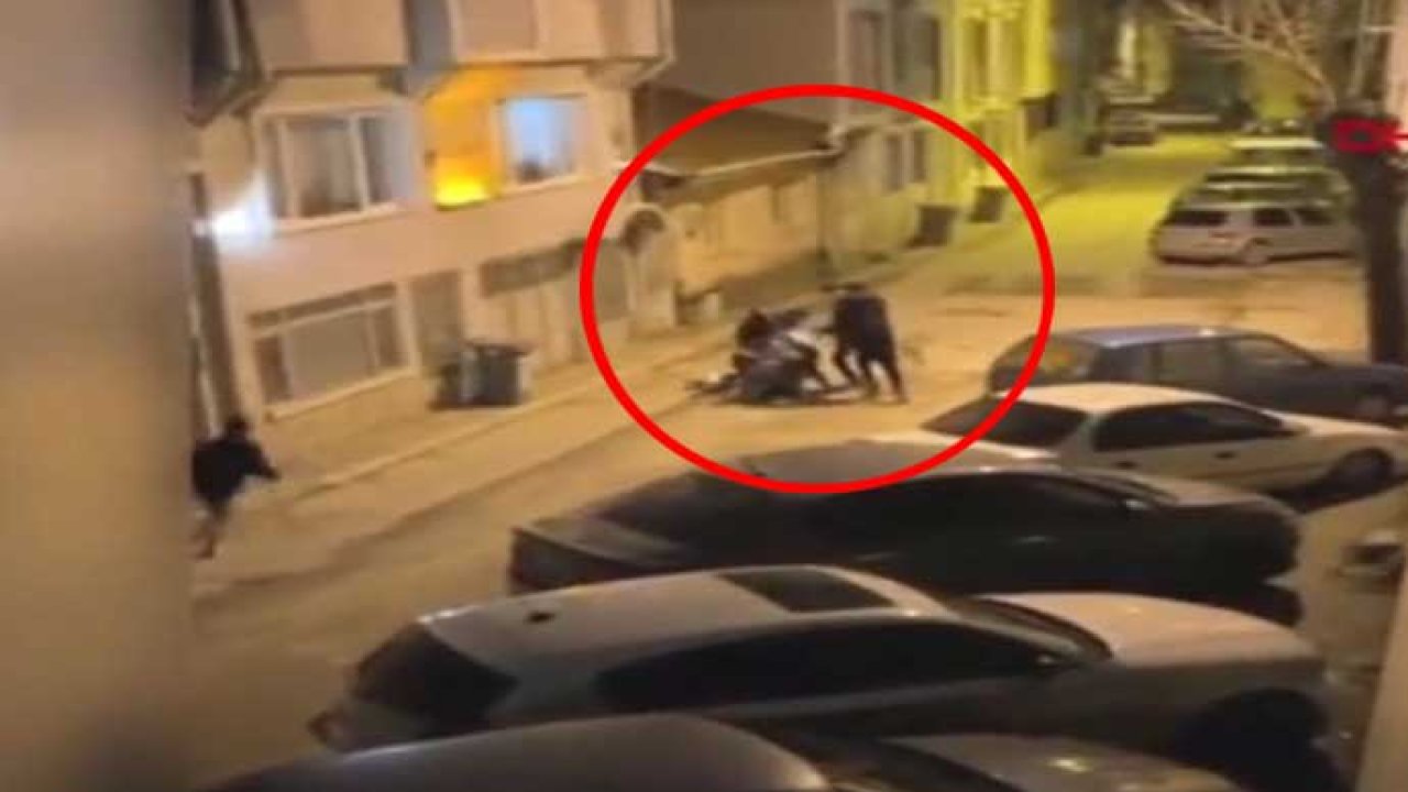 Bursa'da 7 kişilik grup, sokak ortasında bir kişiyi darp etti