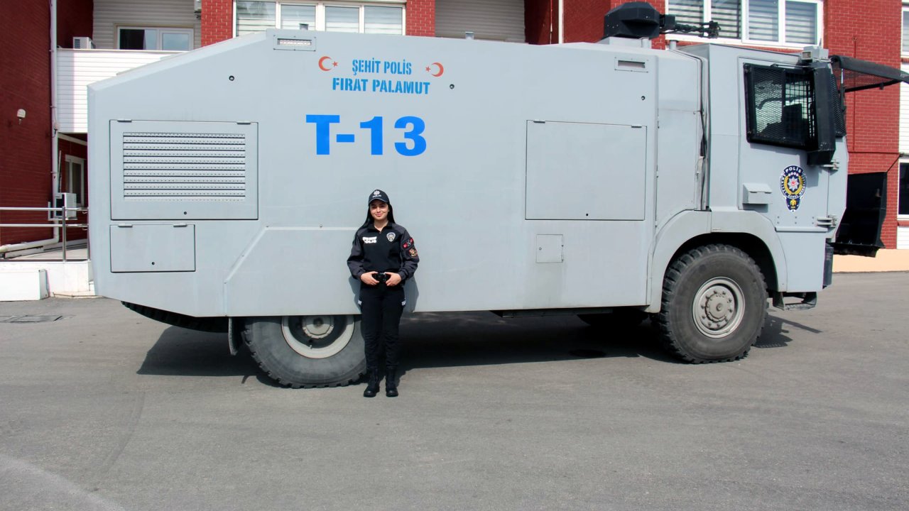 Şehit eşi gibi polis olmak için gün sayıyor