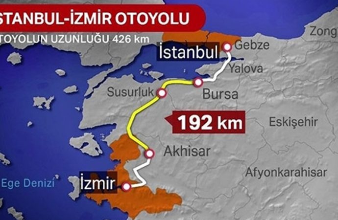 AA’dan akıllara zarar İstanbul-İzmir Otoyolu hesabı
