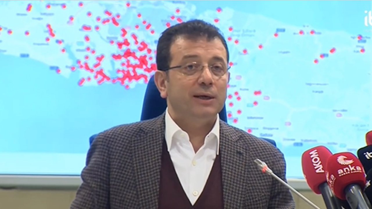 İmamoğlu'ndan kar açıklaması: Üç ilçe için uyarı