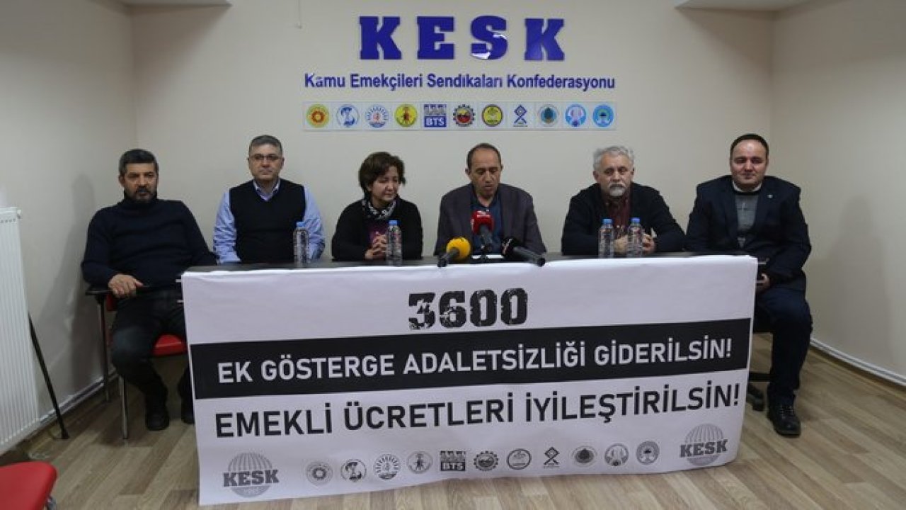 KESK, 3600 ek gösterge taleplerini açıkladı