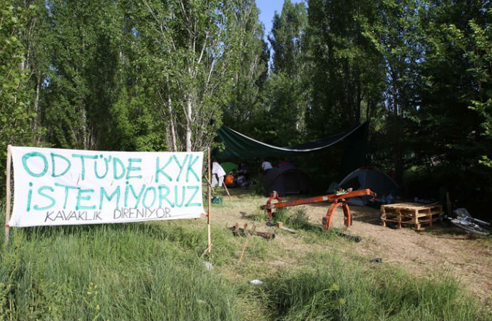 ODTÜ'de direniş kazandı: Şantiye binalarına yıkım kararı!