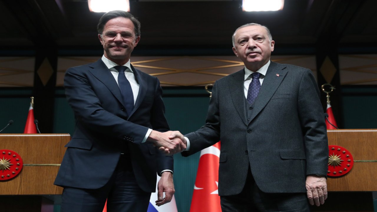 Erdoğan, Hollanda Başbakanı bir araya geldi