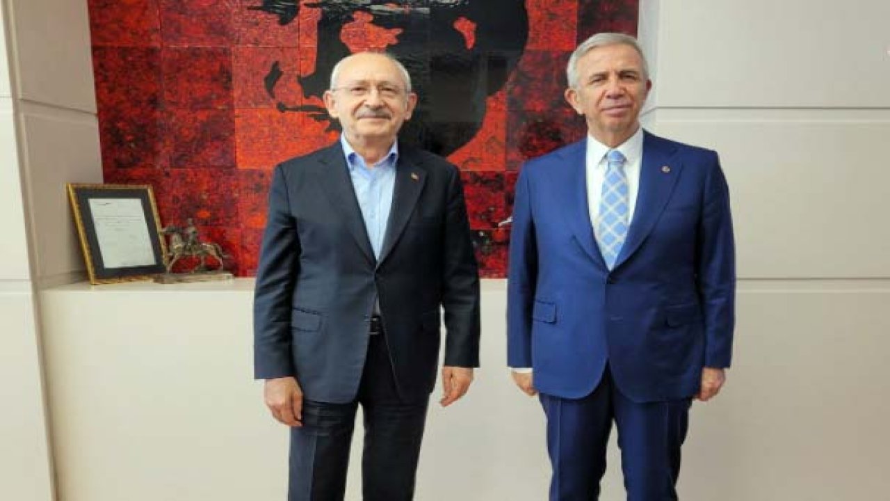 Mansur Yavaş, Kemal Kılıçdaroğlu ile görüştü
