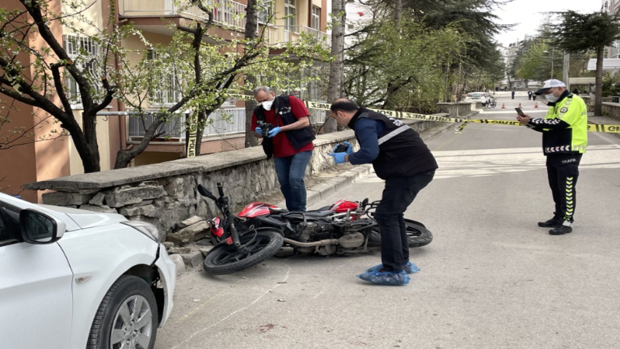 Isparta'da otomobil ile çarpışan motosikletin sürücüsü hayatını kaybetti