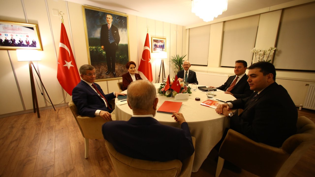Üçüncü kez bir araya geldiler: Altı muhalefet partisi liderinden ortak açıklama
