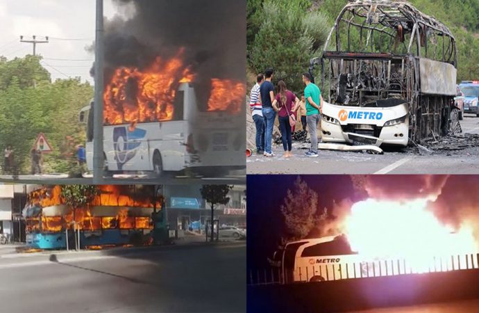 On beş günde 5 otobüs yandı: Yolcu otobüsleri neden yanıyor?