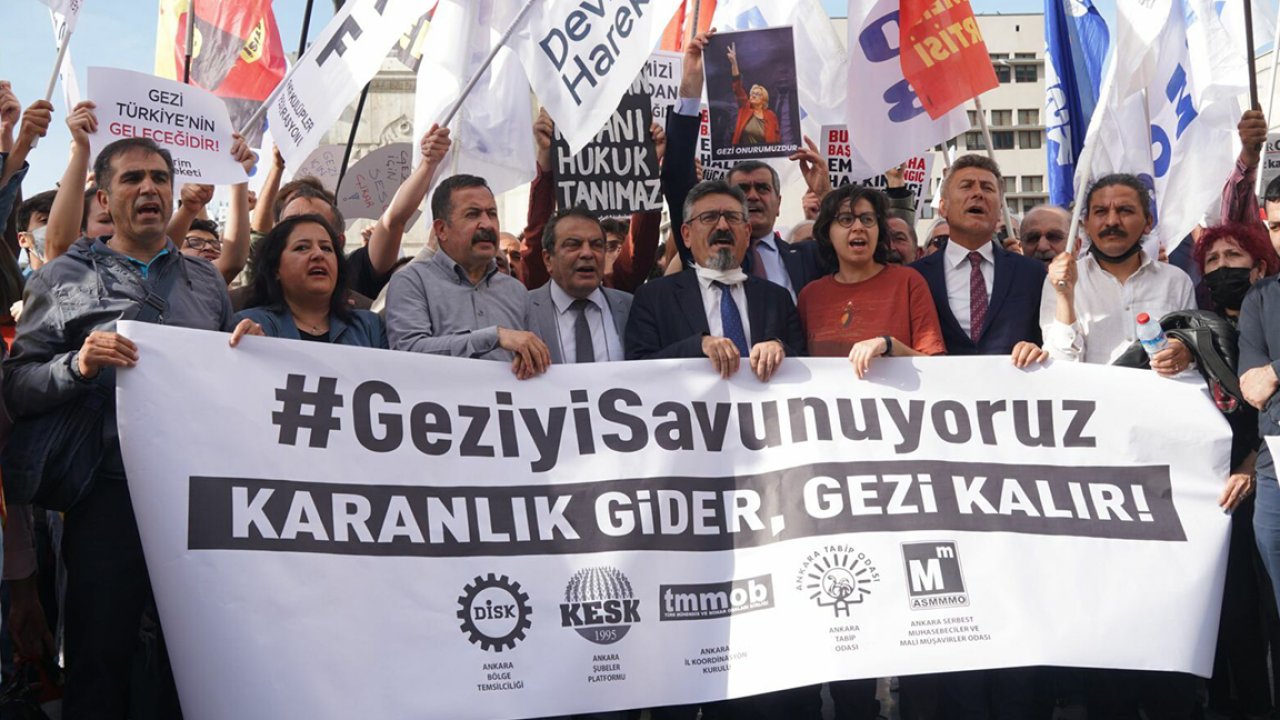 Gezi kararı Ankara'da protesto edildi
