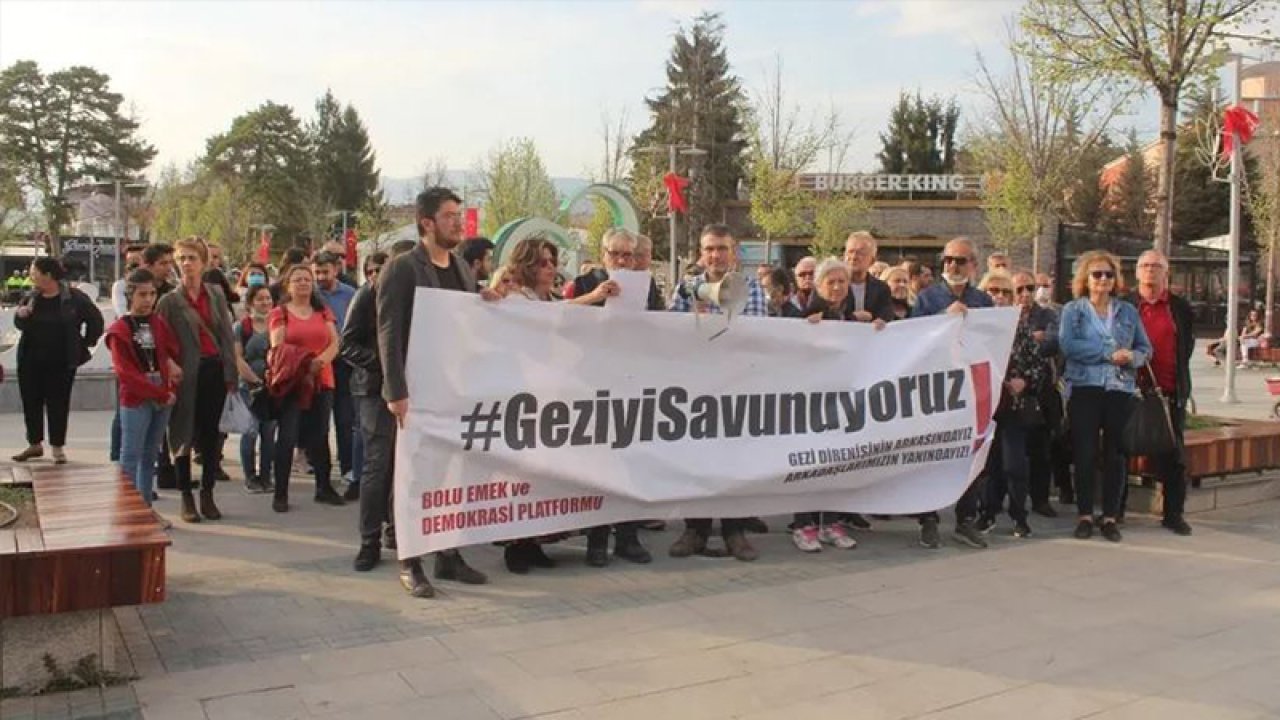 Bolu'daki Gezi Parkı davası eylemine saldırı girişimi