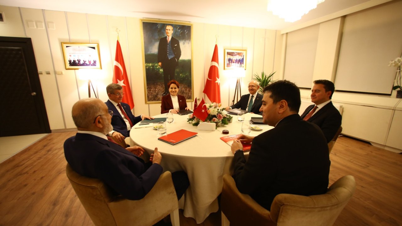 6'lı masa Cumhurbaşkanlığı seçiminde isim konusunda uzlaştı