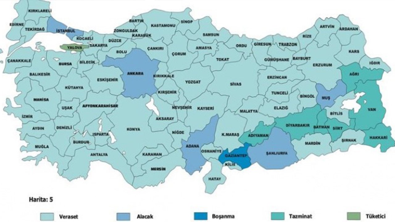 İşte Türkiye'nin Dava Atlası