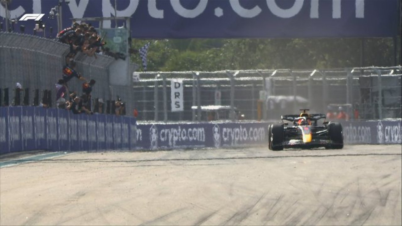 Miami'de zafer Max Verstappen'in