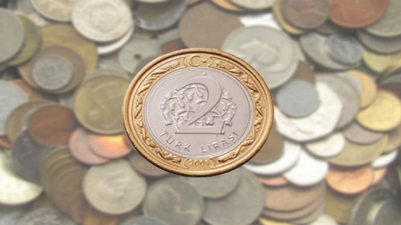2 liralık madeni para hazırlığı
