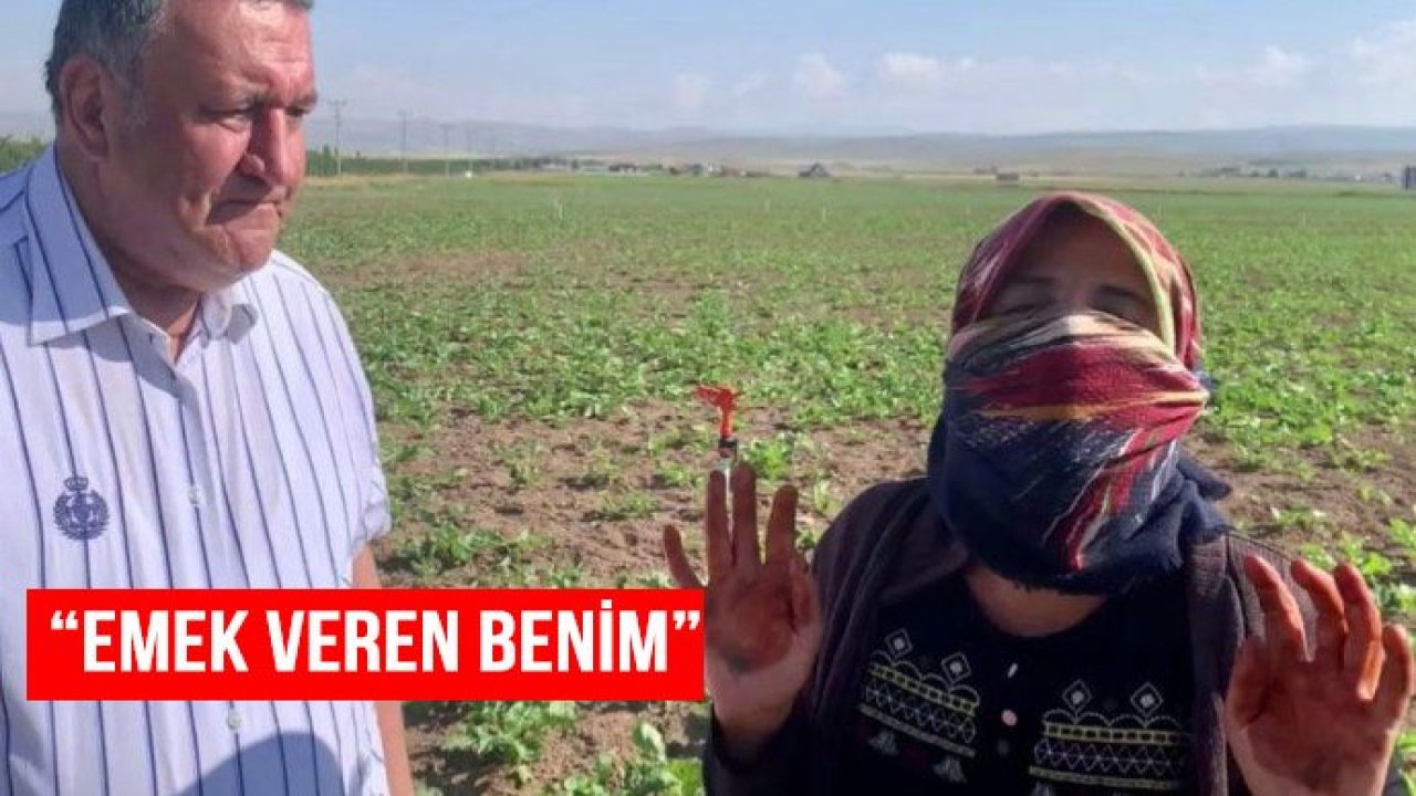 ''Şeker üretiminde emek veren benim, bu şekeri 25 liraya almak istemiyorum''