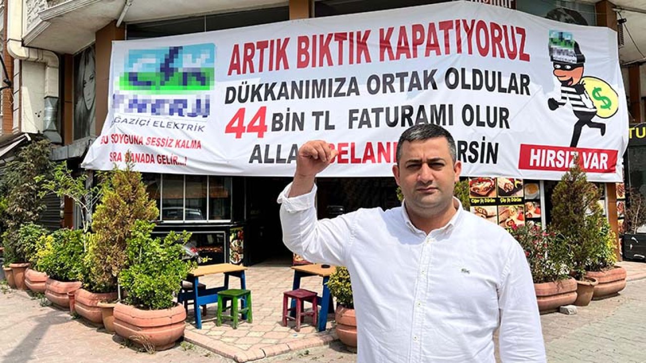 İşletmesine 44 bin lira elektrik faturası gelen esnaf: Allah belanızı versin kapatıyoruz