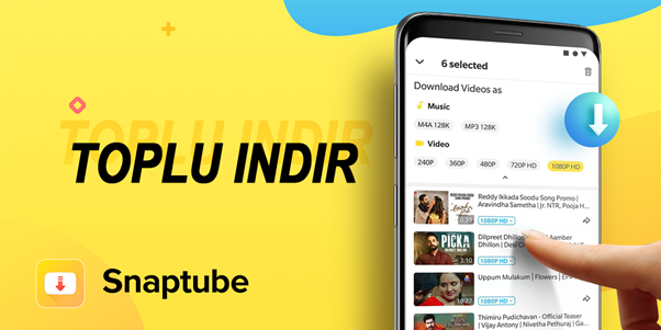 Snaptube'u İndirin, Bir Video ve Müzik İndiricisi
