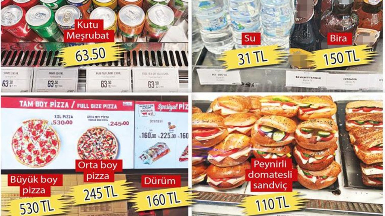 İstanbul Havalimanı'nda dudak uçuklatan fiyatlar