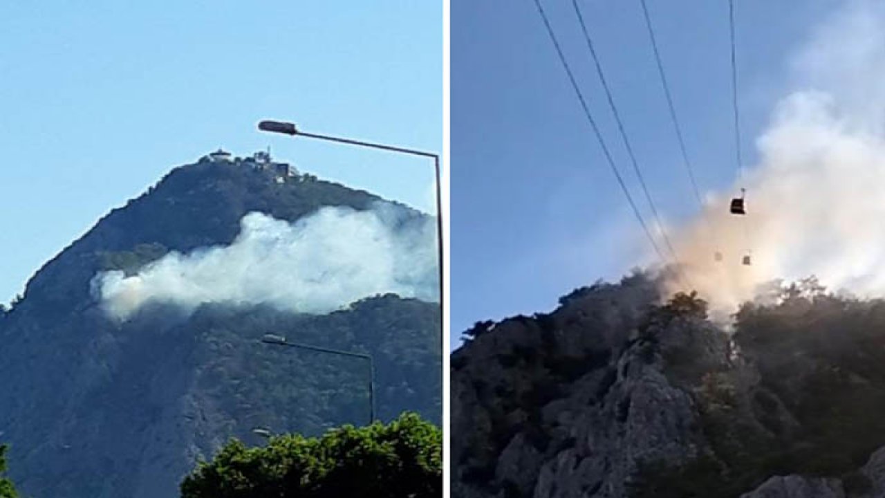 Antalya’da orman yangını