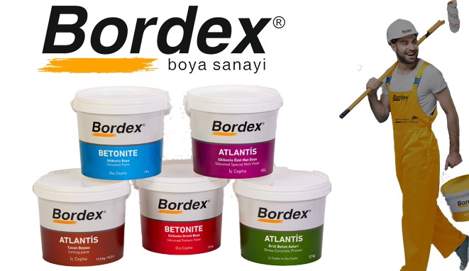 25 Yılı Aşkın Süredir Boya Sektörünün Güvenilir İsmi Bordex