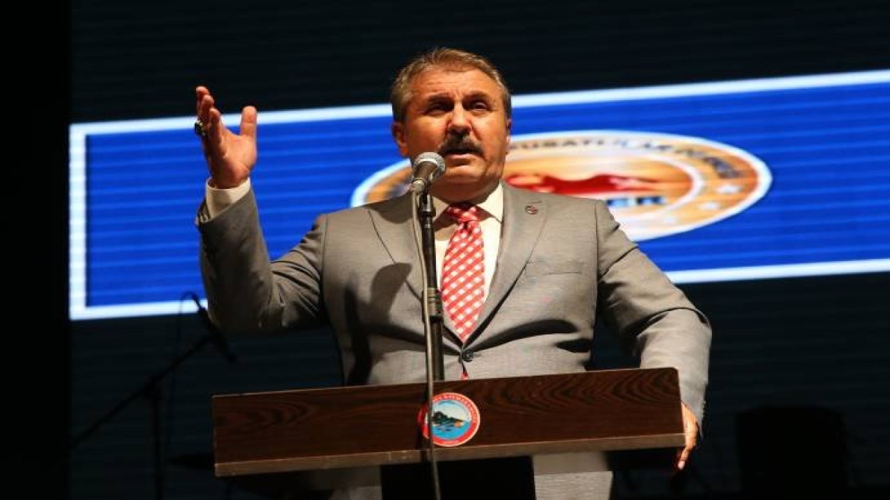 BBP lideri Mustafa Destici partisinin seçim kararını açıkladı