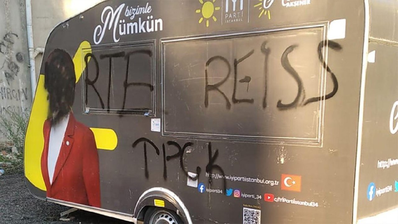 İstanbul’da İYİ Parti karavanına saldırı